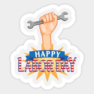 Happy Labor day Sticker